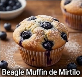 Beagle Muffin de Mirtilo